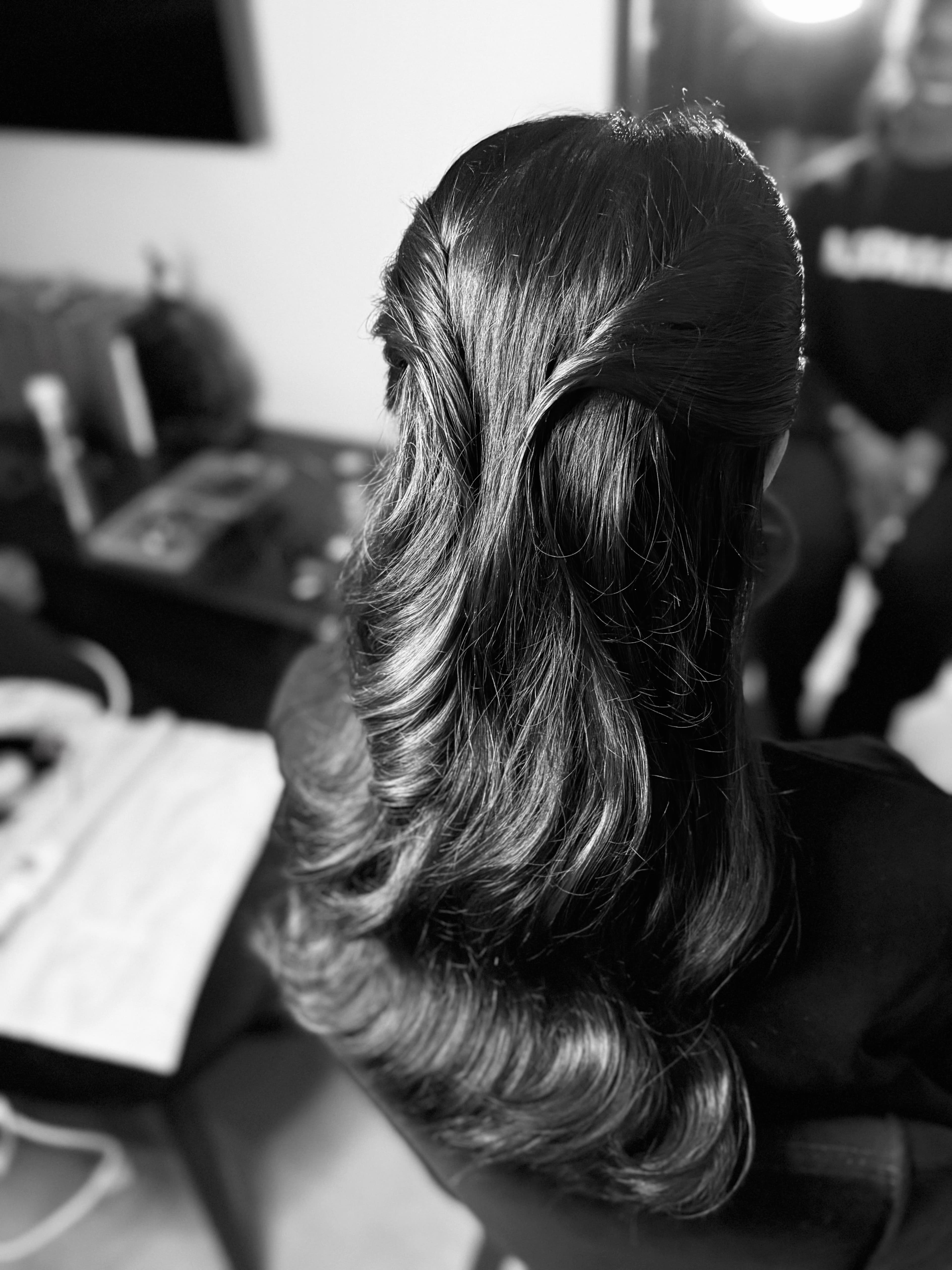 Hair styling by Rosanna Siva